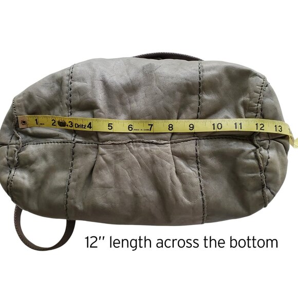 Lucky Brand Buttery Soft Leather Convertible Satchel Large Messenger Bag - Picture 12 of 16